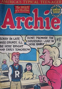 Cover Thumbnail for Archie Comics (H. John Edwards, 1950 ? series) #37