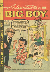 Cover Thumbnail for Adventures of the Big Boy (Webs Adventure Corporation, 1957 series) #62 [West]