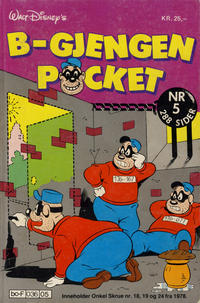Cover Thumbnail for B-Gjengen pocket (Hjemmet / Egmont, 1986 series) #5