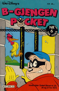 Cover Thumbnail for B-Gjengen pocket (Hjemmet / Egmont, 1986 series) #6 [Reutsendelse]
