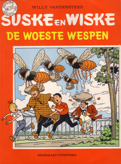 Cover for Suske en Wiske (Standaard Uitgeverij, 1967 series) #211 - De woeste wespen
