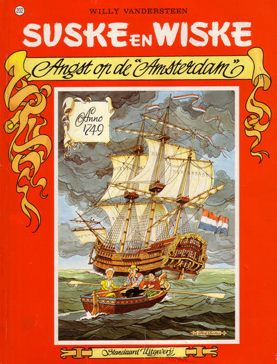 Cover for Suske en Wiske (Standaard Uitgeverij, 1967 series) #202 - Angst op de "Amsterdam"