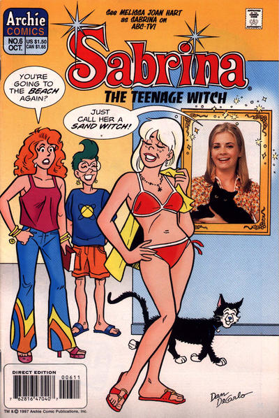 Cover for Sabrina the Teenage Witch (Archie, 1997 series) #6 [Newsstand]