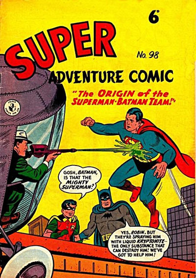 Cover for Super Adventure Comic (K. G. Murray, 1950 series) #98 [Price difference]