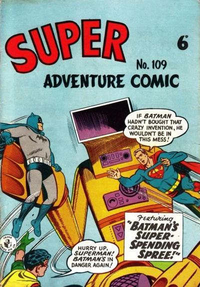 Cover for Super Adventure Comic (K. G. Murray, 1950 series) #109 [Price difference]