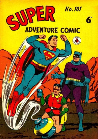 Cover for Super Adventure Comic (K. G. Murray, 1950 series) #101 [Price difference]