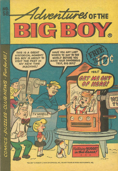 Cover for Adventures of the Big Boy (Webs Adventure Corporation, 1957 series) #58 [East]