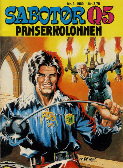 Cover for Sabotør Q5 (Serieforlaget / Se-Bladene / Stabenfeldt, 1971 series) #3/1980