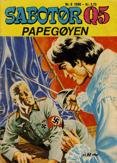 Cover for Sabotør Q5 (Serieforlaget / Se-Bladene / Stabenfeldt, 1971 series) #8/1980