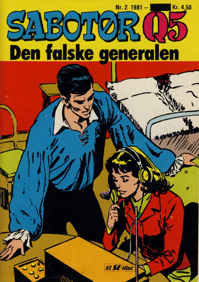 Cover for Sabotør Q5 (Serieforlaget / Se-Bladene / Stabenfeldt, 1971 series) #2/1981