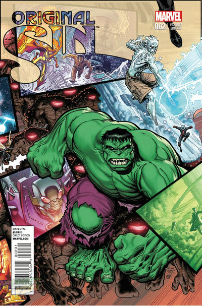 Cover for Original Sin (Marvel, 2014 series) #2 [Arthur Adams Interlocking Battle Variant]