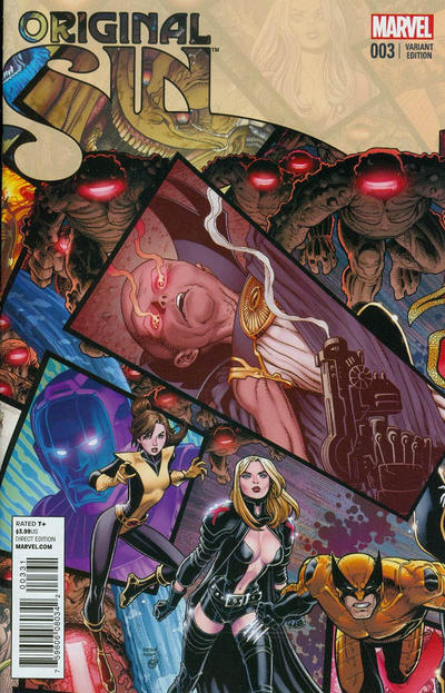 Cover for Original Sin (Marvel, 2014 series) #3 [Arthur Adams Interlocking Battle Variant]