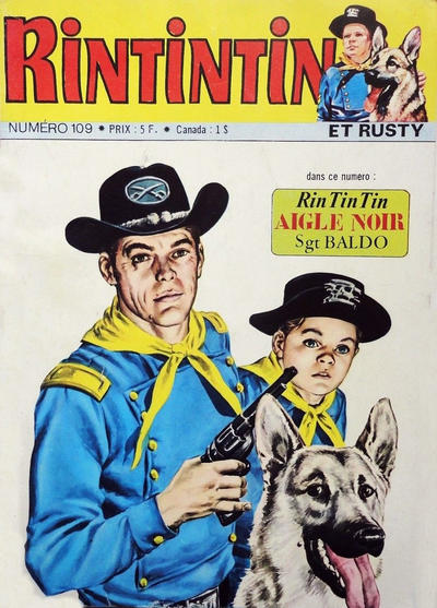 Cover for Rintintin et Rusty (Sage - Sagédition, 1970 series) #109