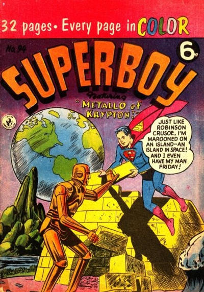 Cover for Superboy (K. G. Murray, 1949 series) #94 [Price difference]