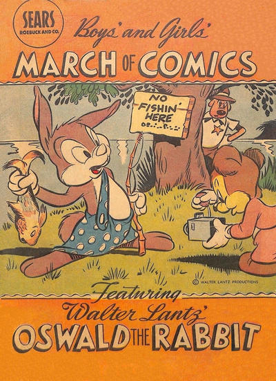 Cover for Boys' and Girls' March of Comics (Western, 1946 series) #7 [Chapman' Footwear variant]