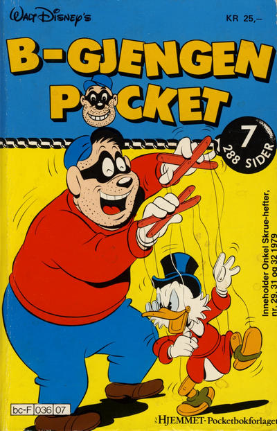 Cover for B-Gjengen pocket (Hjemmet / Egmont, 1986 series) #7