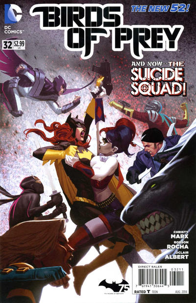 Cover for Birds of Prey (DC, 2011 series) #32
