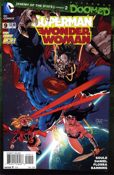 Cover for Superman / Wonder Woman (DC, 2013 series) #9 [Direct Sales]