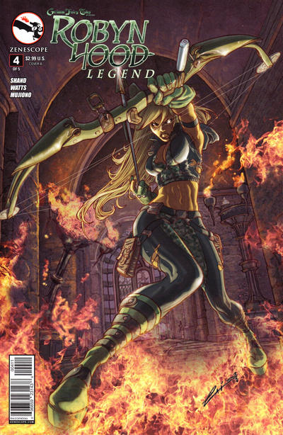 Cover for Grimm Fairy Tales Presents Robyn Hood: Legend (Zenescope Entertainment, 2014 series) #4
