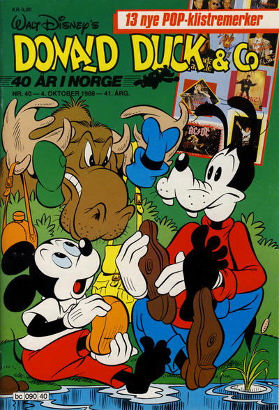 Cover for Donald Duck & Co (Hjemmet / Egmont, 1948 series) #40/1988