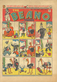 Cover Thumbnail for The Beano Comic (D.C. Thomson, 1938 series) #302