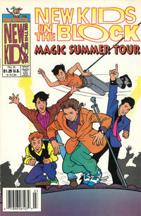 Cover Thumbnail for The New Kids on the Block, Magic Summer Tour (Harvey, 1990 series) [Newsstand]