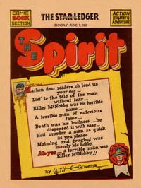 Cover for The Spirit (Register and Tribune Syndicate, 1940 series) #6/1/1941 [Newark NJ Star Ledger edition]