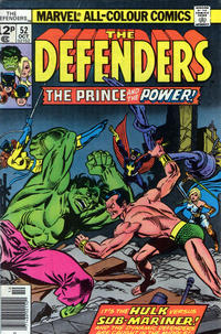 Cover for The Defenders (Marvel, 1972 series) #52 [British]