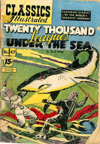 Cover Thumbnail for Classics Illustrated (Gilberton, 1947 series) #47 [HRN 94] - Twenty Thousand Leagues Under the Sea
