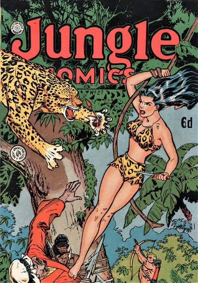 Cover for Jungle Comics (H. John Edwards, 1950 ? series) #27