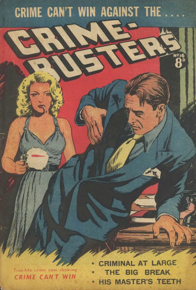 Cover for Crime-Busters (Horwitz, 1950 ? series) #16