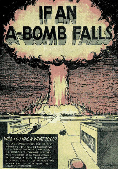 Cover for If an A-Bomb Falls (Commercial Comics, 1951 series) 