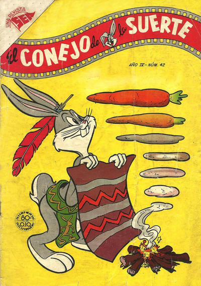 Cover for El Conejo de la Suerte (Editorial Novaro, 1950 series) #42