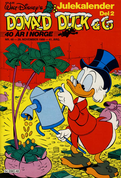 Cover for Donald Duck & Co (Hjemmet / Egmont, 1948 series) #48/1988