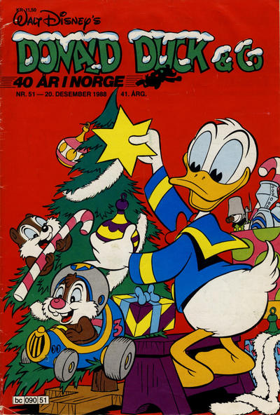 Cover for Donald Duck & Co (Hjemmet / Egmont, 1948 series) #51/1988