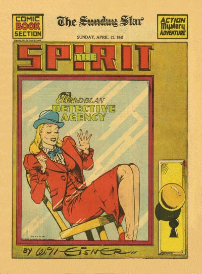 Cover for The Spirit (Register and Tribune Syndicate, 1940 series) #4/27/1941 [Washington DC Star edition]