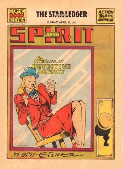 Cover for The Spirit (Register and Tribune Syndicate, 1940 series) #4/27/1941 [Newark NJ Star Ledger edition]