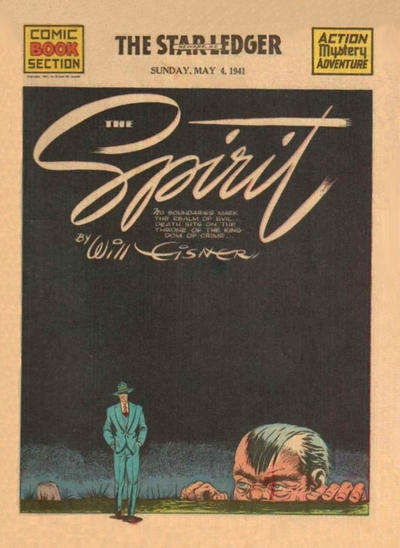 Cover for The Spirit (Register and Tribune Syndicate, 1940 series) #5/4/1941 [Newark NJ Star Ledger edition]