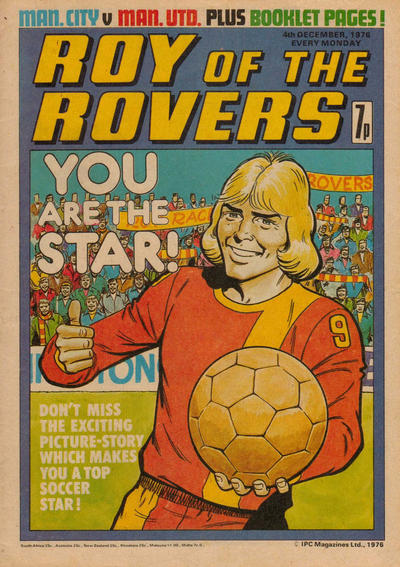 Cover for Roy of the Rovers (IPC, 1976 series) #4 December 1976 [11]