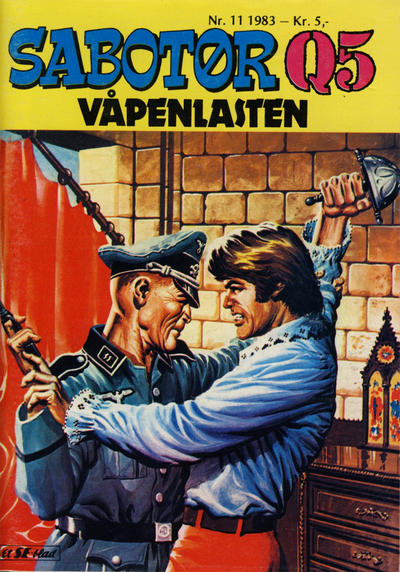 Cover for Sabotør Q5 (Serieforlaget / Se-Bladene / Stabenfeldt, 1971 series) #11/1983