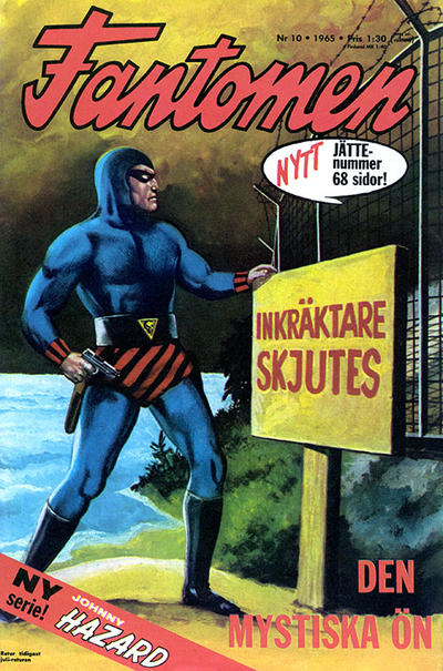 Cover for Fantomen (Semic, 1958 series) #10/1965
