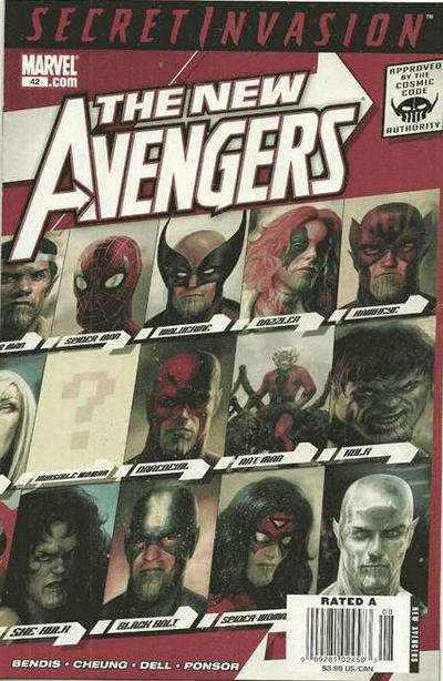 Cover for New Avengers (Marvel, 2005 series) #42 [Newsstand]