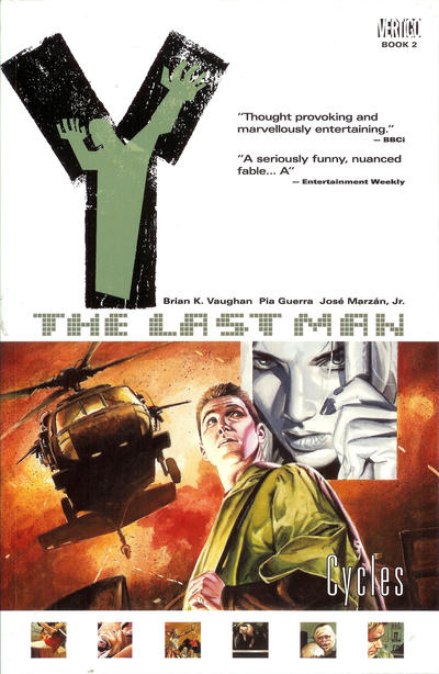 Cover for Y: The Last Man (DC, 2003 series) #2 - Cycles [Third Printing]