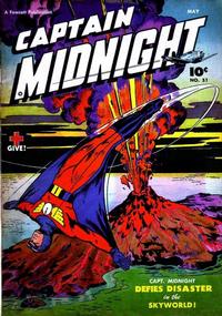 Cover for Captain Midnight (Fawcett, 1942 series) #51