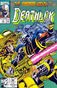 Cover for Deathlok (Marvel, 1991 series) #12 [Direct]