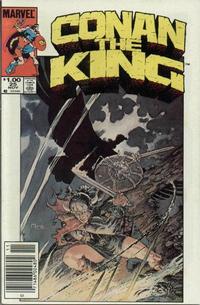Cover for Conan the King (Marvel, 1984 series) #25 [Newsstand]