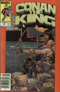 Cover Thumbnail for Conan the King (Marvel, 1984 series) #26 [Newsstand]