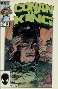 Cover Thumbnail for Conan the King (Marvel, 1984 series) #29 [Direct]