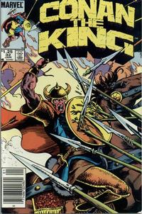 Cover Thumbnail for Conan the King (Marvel, 1984 series) #32 [Newsstand]