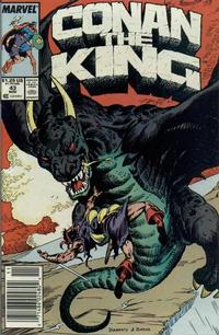 Cover for Conan the King (Marvel, 1984 series) #43 [Newsstand]